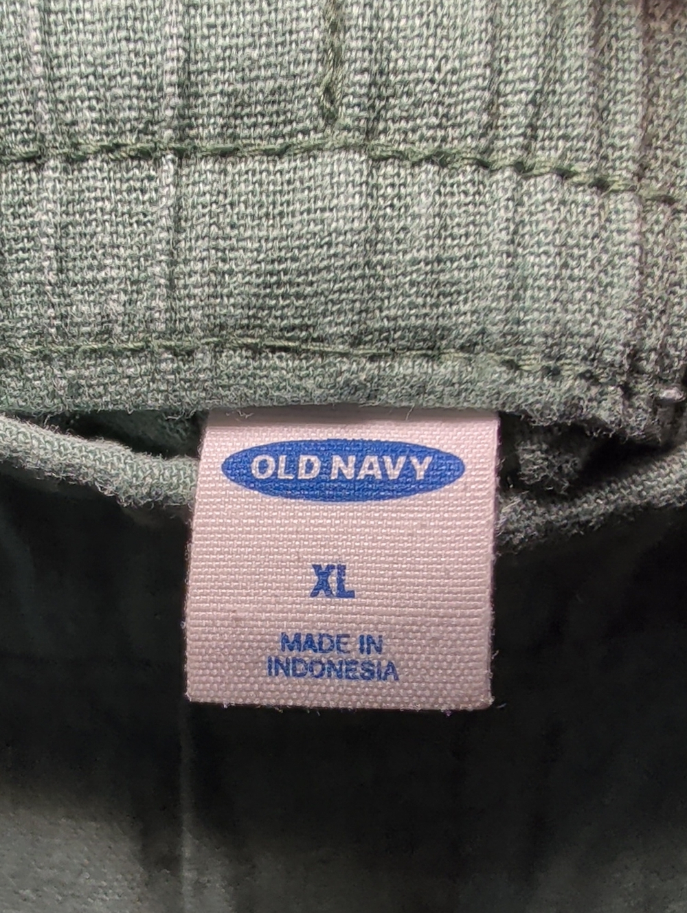 Old Navy High Waist Linen-Blend Shorts Green Cuffed Hem Women's Size XL - Picture 2 of 5